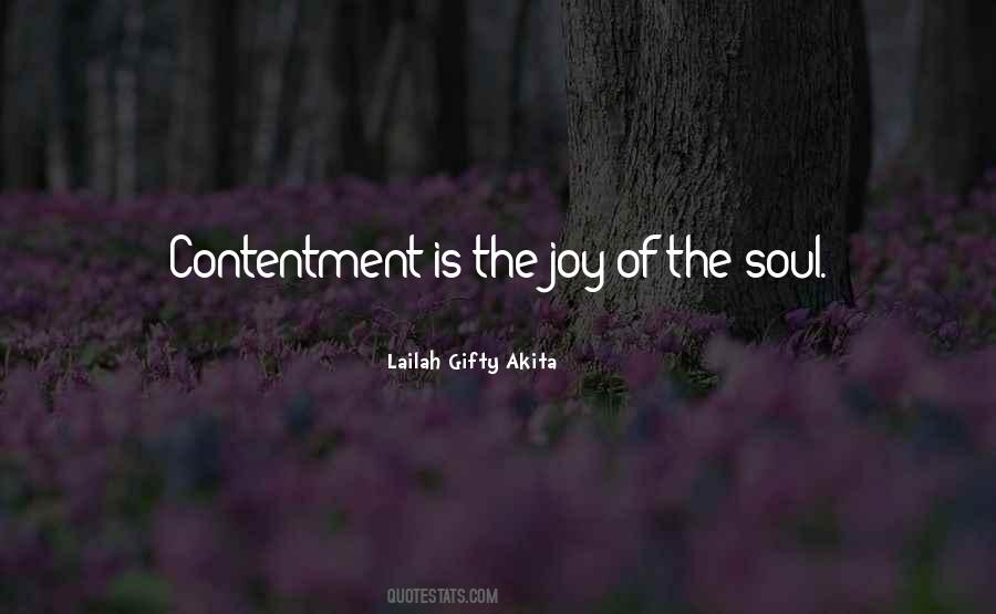 Quotes About Contentment Of Life #119754