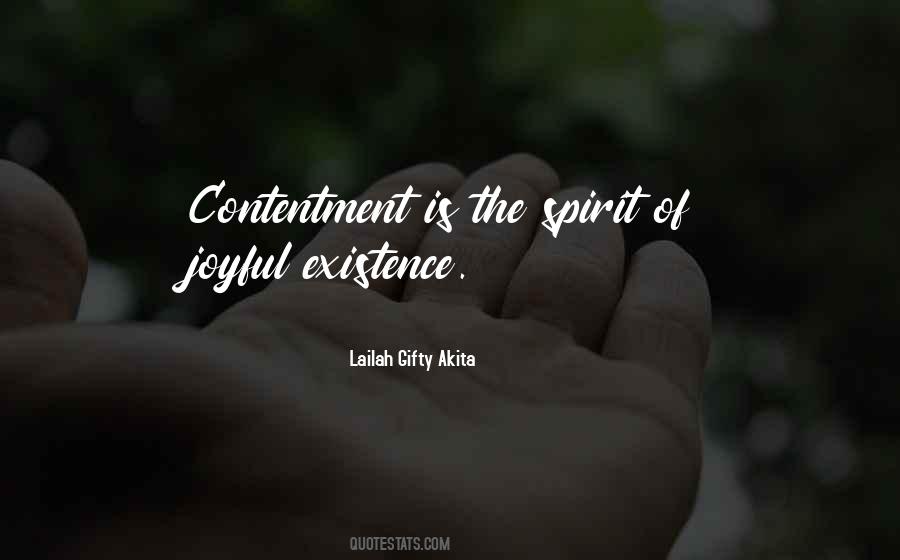 Quotes About Contentment Of Life #1455088