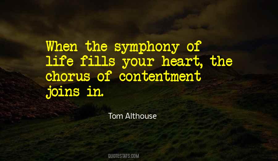 Quotes About Contentment Of Life #272399