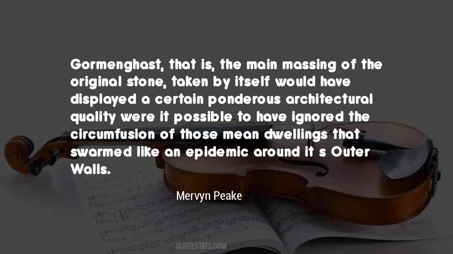 Mervyn Peake Gormenghast Quotes #859743