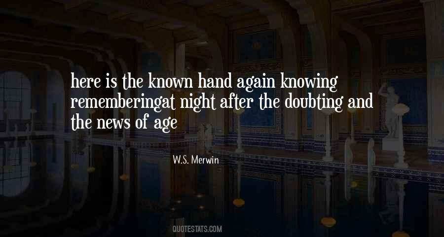Merwin Quotes #690431