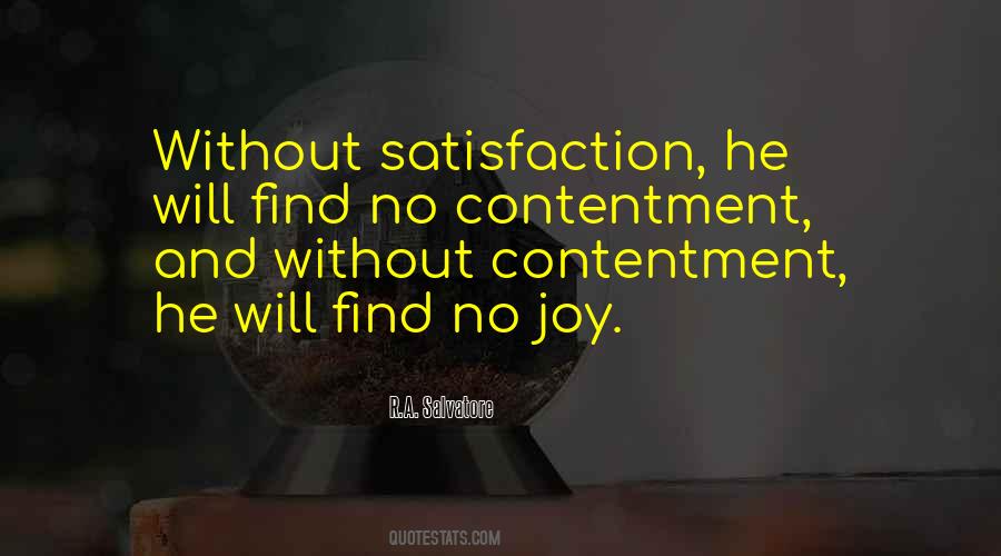 Quotes About Contentment And Satisfaction #1851146