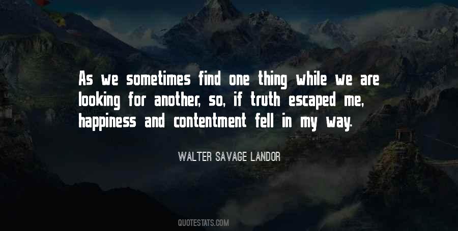 Quotes About Contentment And Happiness #1002054