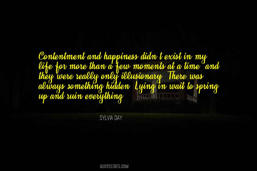 Quotes About Contentment And Happiness #101807