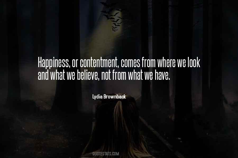 Quotes About Contentment And Happiness #1033190 Quotes About Contentment And Happiness #1033190