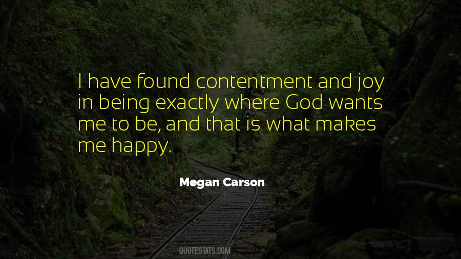 Quotes About Contentment And Happiness #236817