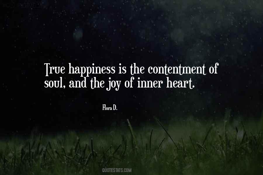 Quotes About Contentment And Happiness #674002