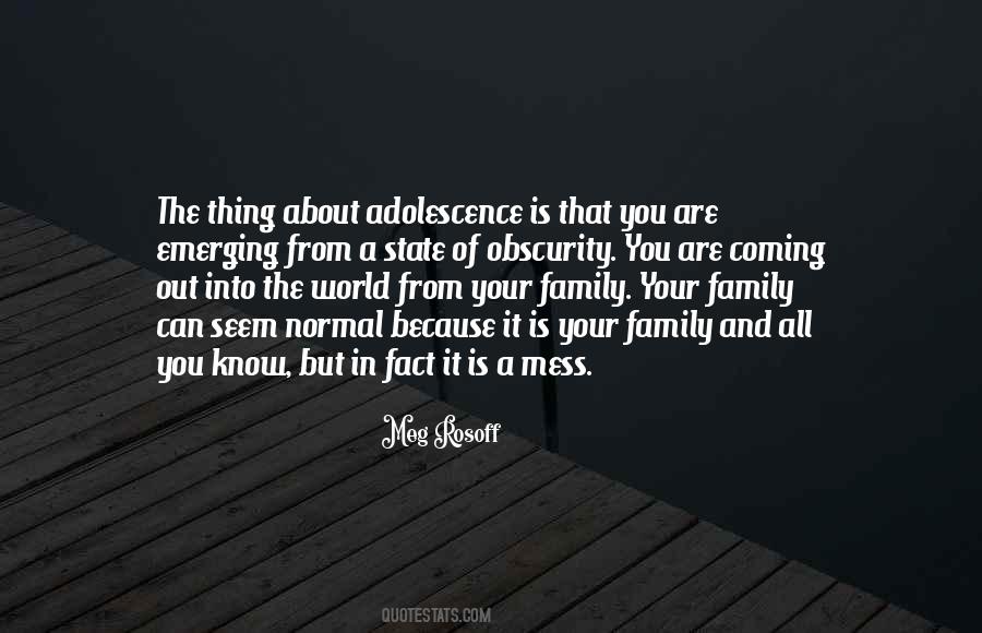 Mess With Me But Not My Family Quotes #3689