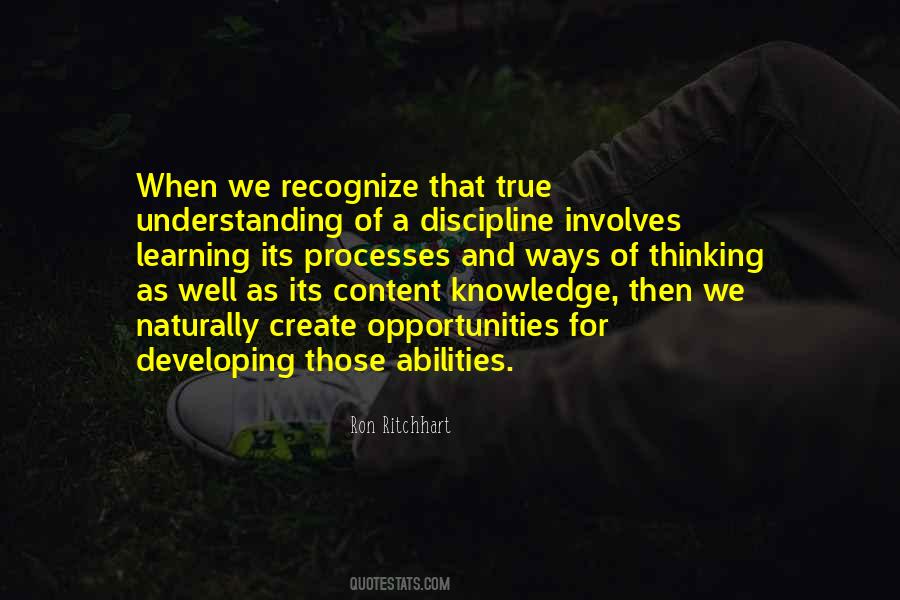 Quotes About Content Knowledge #1843140
