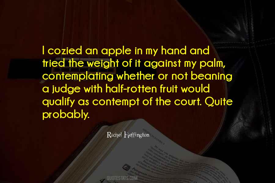 Quotes About Contempt Of Court #1109804