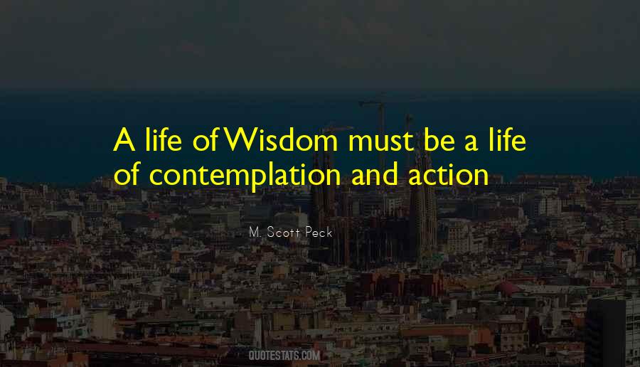 Quotes About Contemplation Of Life #1294736