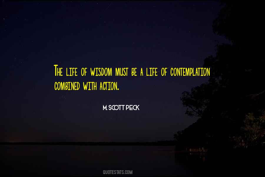 Quotes About Contemplation Of Life #1503512