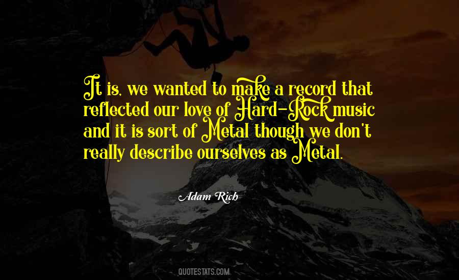 Metal Rock Music Quotes #307804