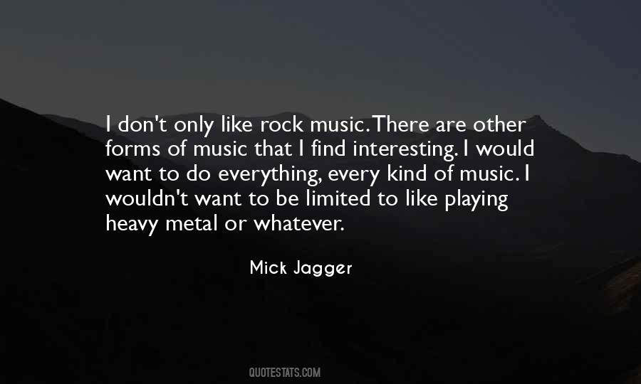 Metal Rock Music Quotes #535535