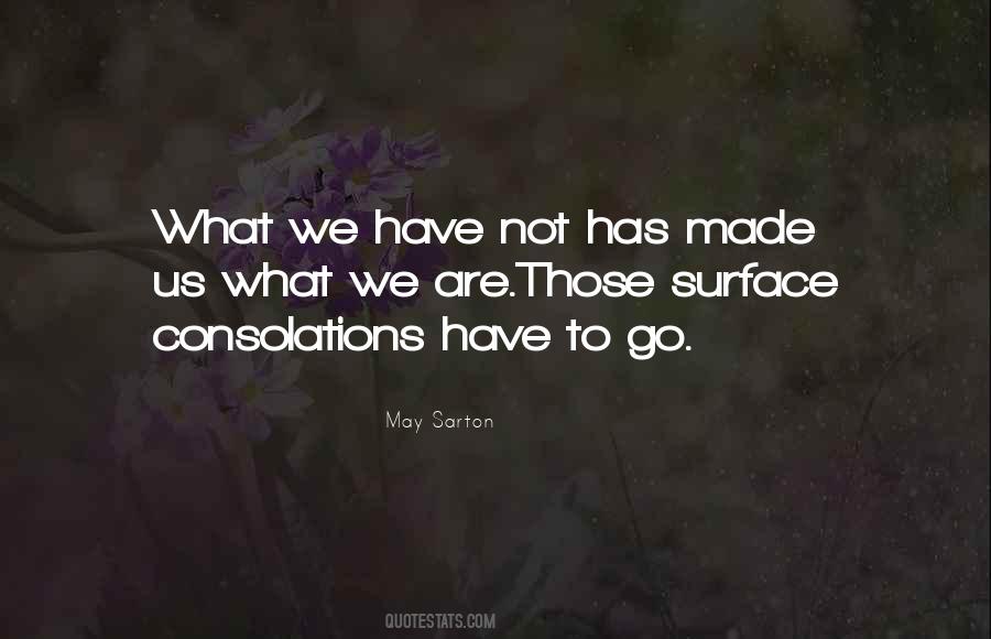 Quotes About Consolations #459583