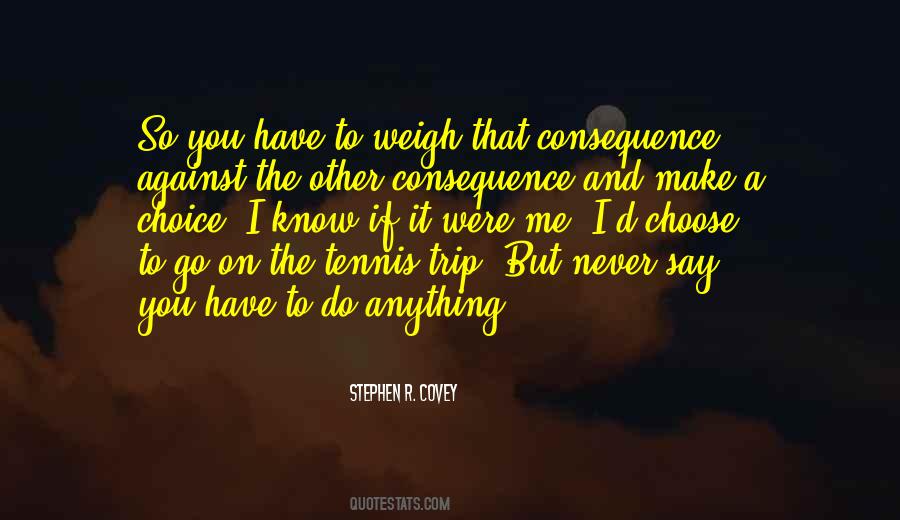 Quotes About Consequence #1347762