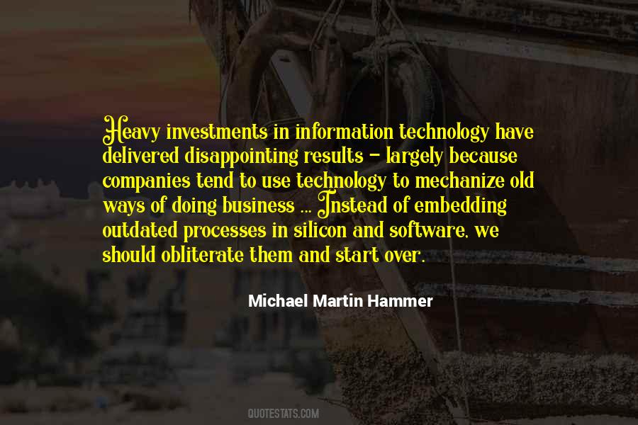 Michael Hammer Quotes #928406