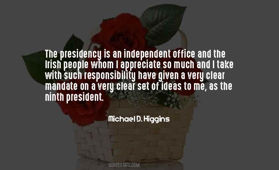 Michael Higgins Quotes #1489331