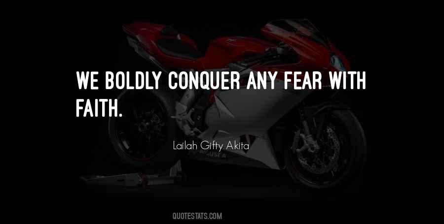 Quotes About Conquer Fear #1002153