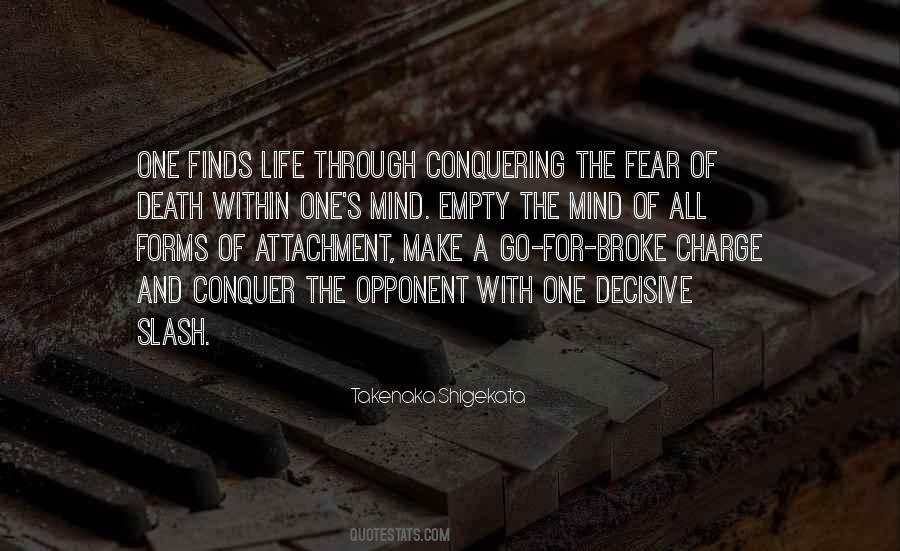 Quotes About Conquer Fear #1237989