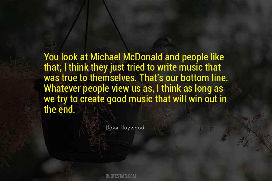 Michael Mcdonald Quotes #194792