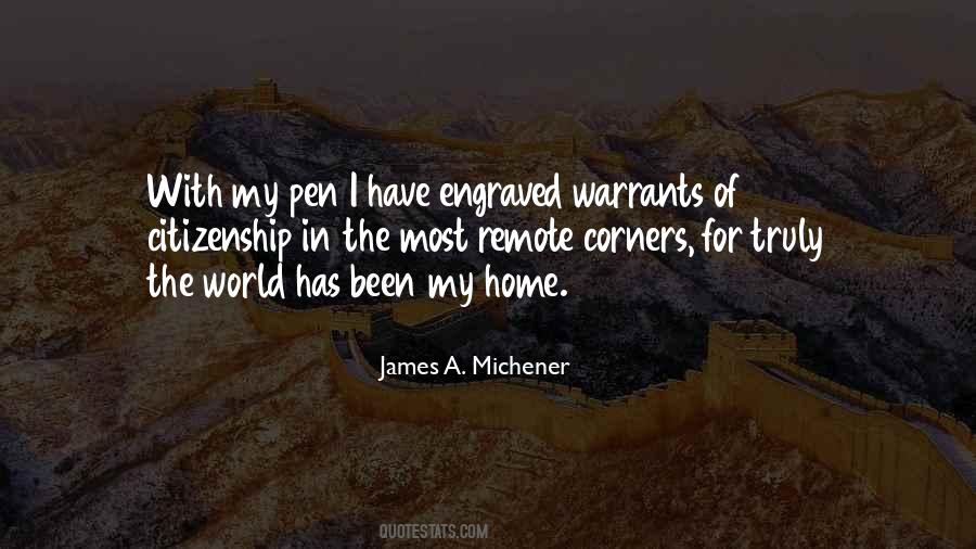 Michener Quotes #49316