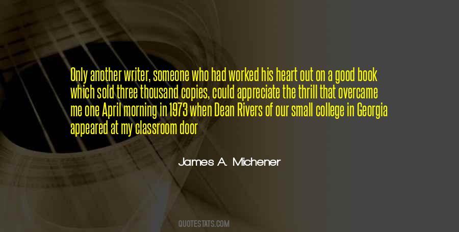 Michener Quotes #614265