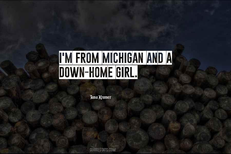 Michigan Girl Quotes #638376
