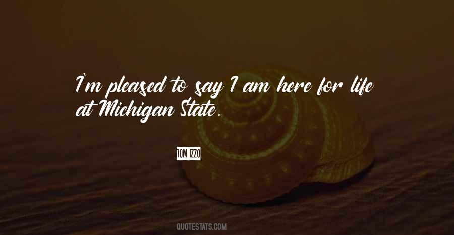 Michigan State Quotes #441764