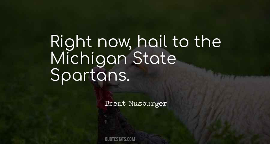 Michigan State Quotes #544598