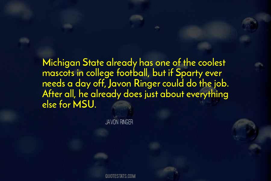 Michigan State Quotes #755603