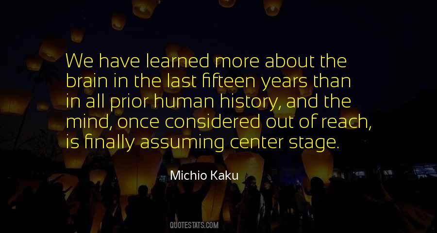 Michio Kaku Brain Quotes #959649