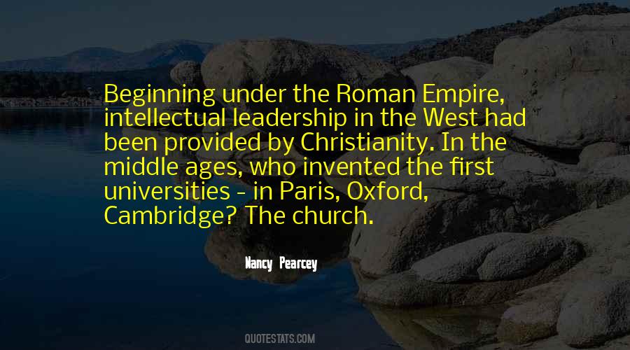 Middle Ages Church Quotes #961974
