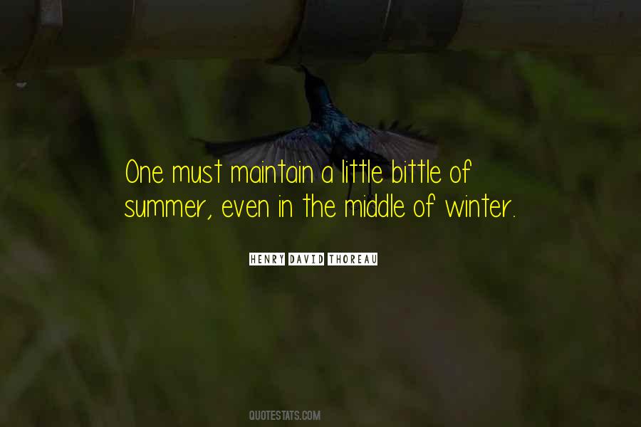 Middle Of Winter Quotes #442877