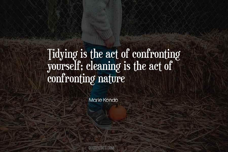 Quotes About Confronting #1014398