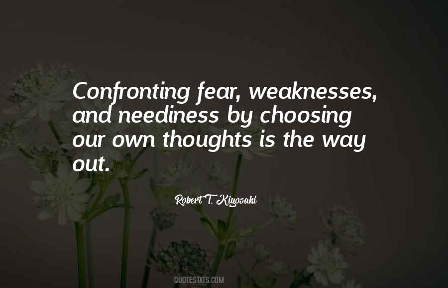 Quotes About Confronting #926276