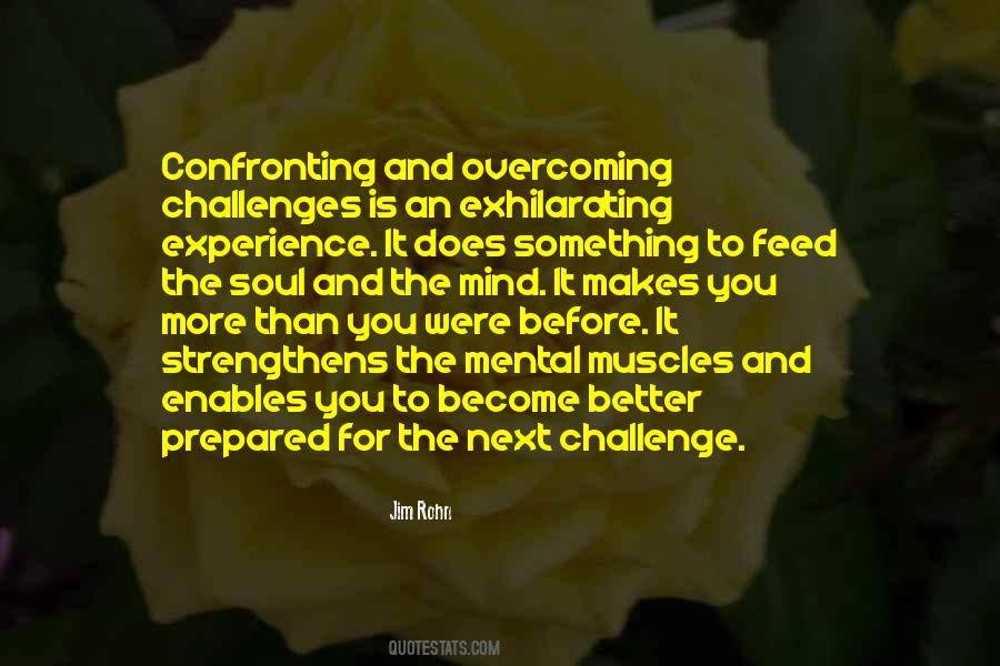 Quotes About Confronting #960427