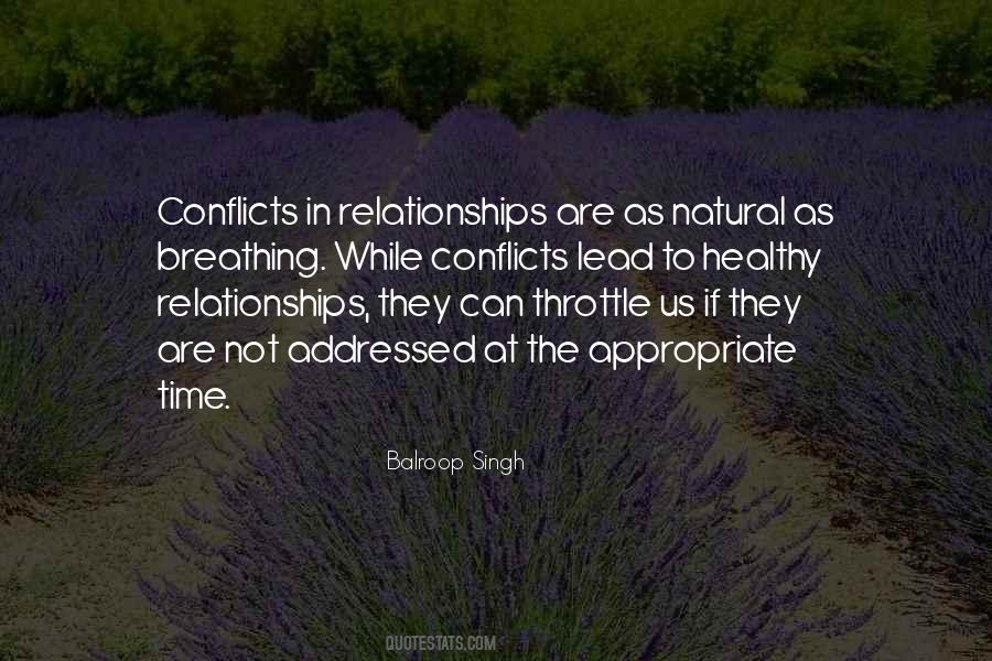 Quotes About Conflicts In Relationships #582243