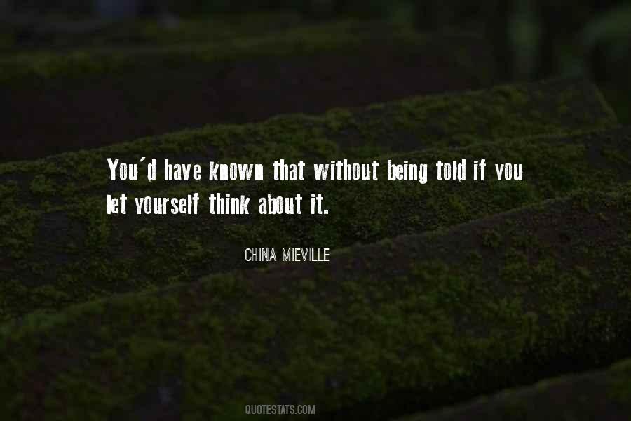 Mieville Quotes #59204