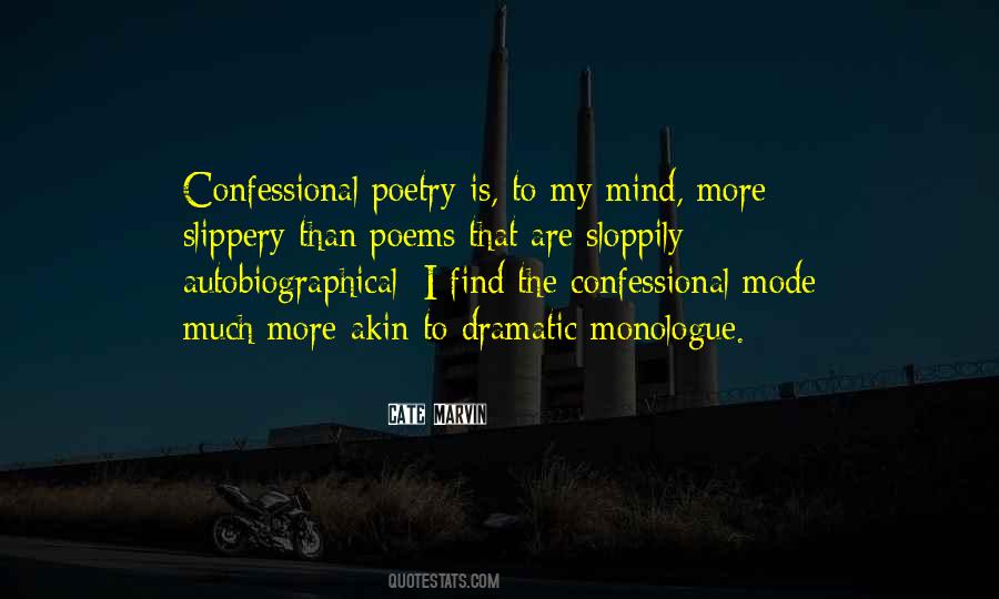 Quotes About Confessional #1843861