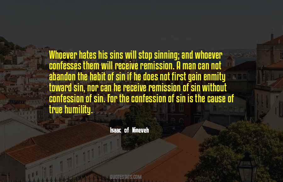 Quotes About Confession Of Sin #1784099