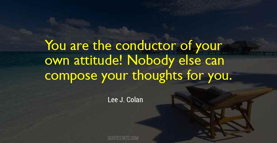 Quotes About Conductor #1113858