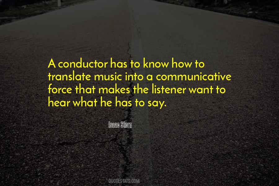 Quotes About Conductor #643250