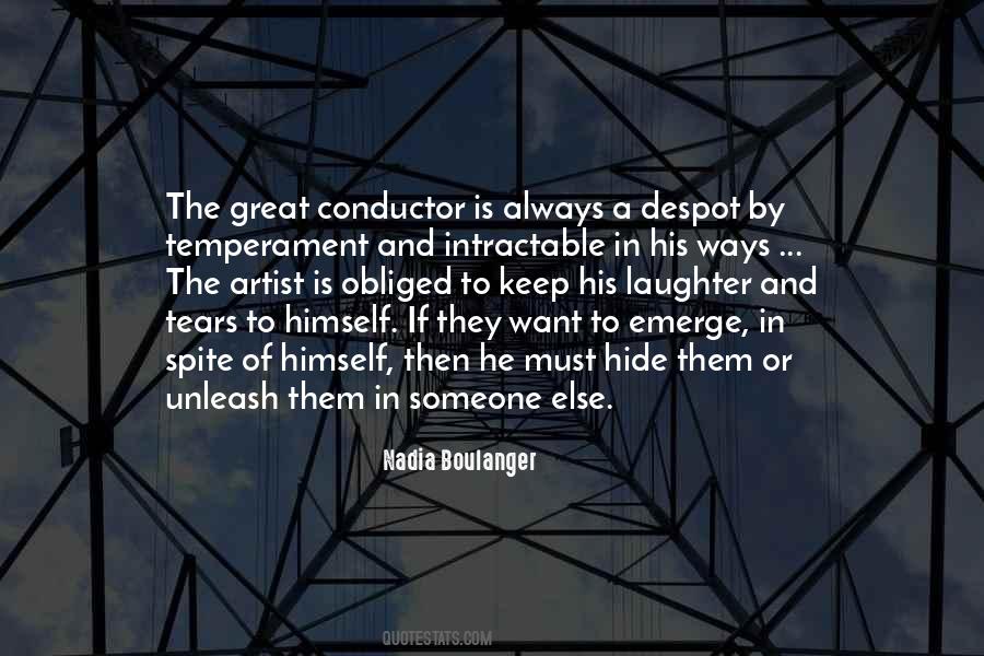 Quotes About Conductor #982719