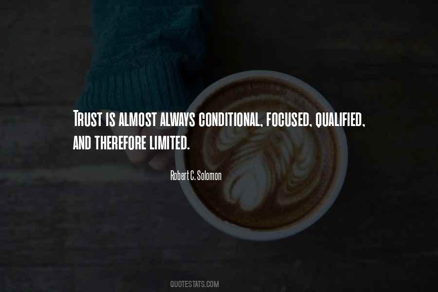 Quotes About Conditional #111814