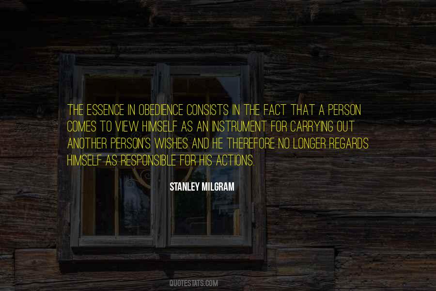 Milgram Quotes #142313