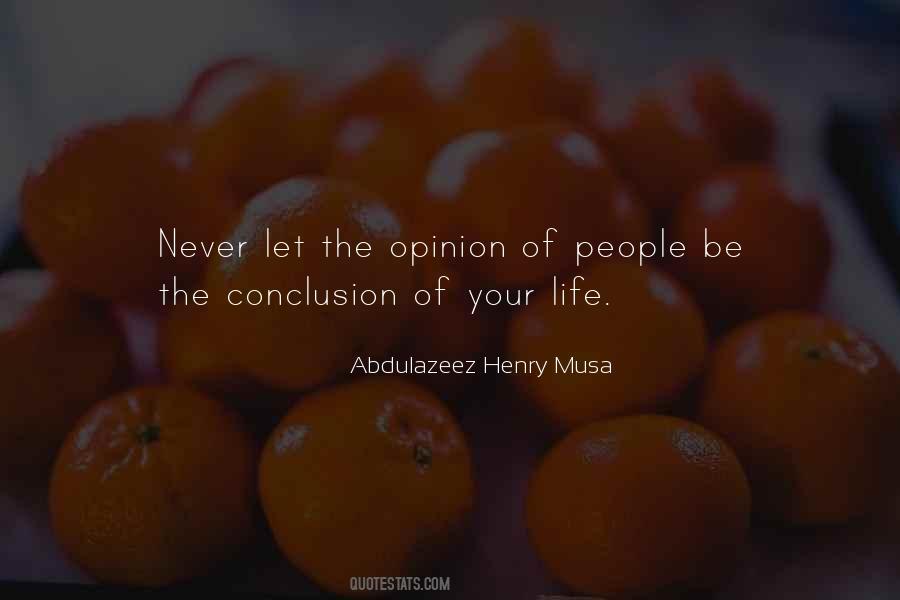Quotes About Conclusion Life #142108