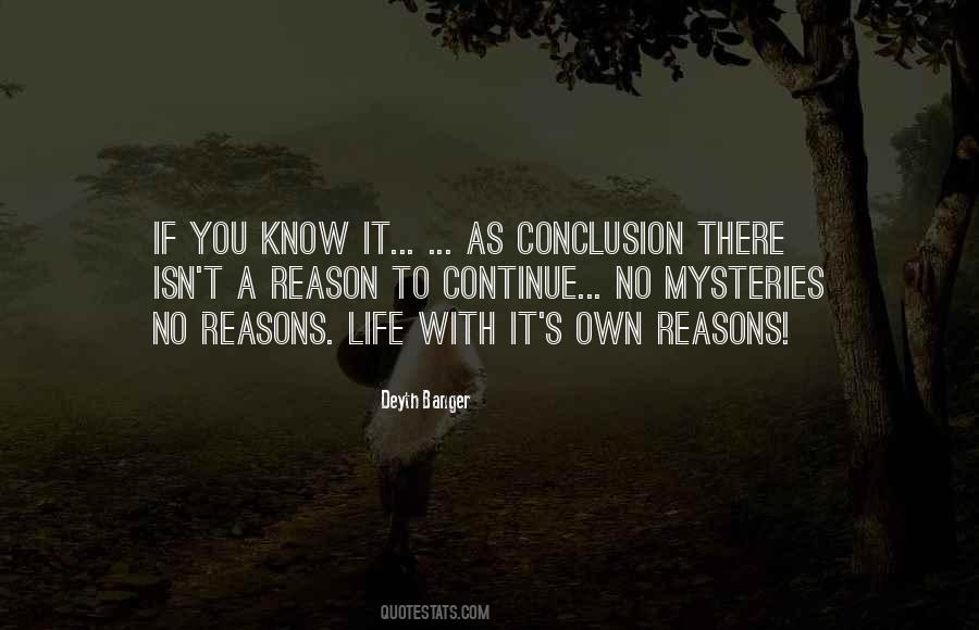 Quotes About Conclusion Life #785182