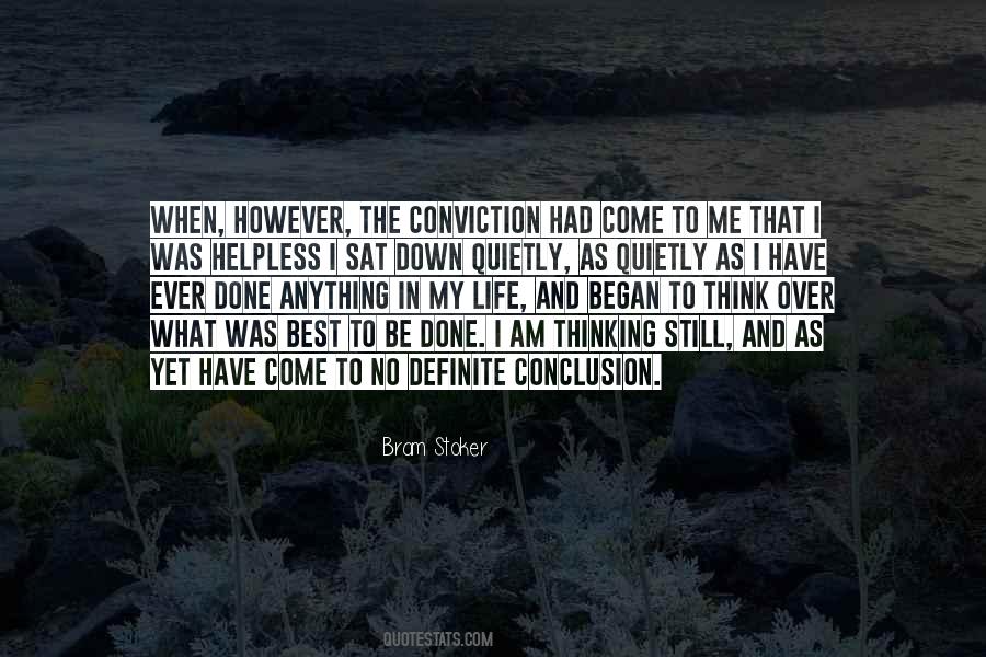Quotes About Conclusion Life #853994