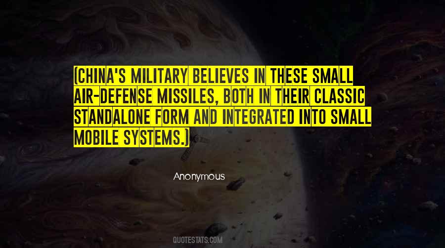 Military Defense Quotes #1117064